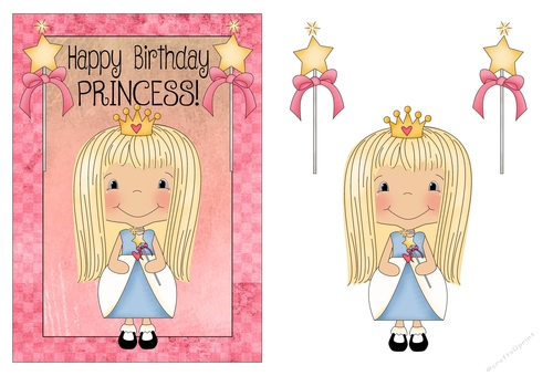 Birthday Princess Card 4