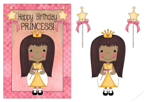 Birthday Princess Card 6