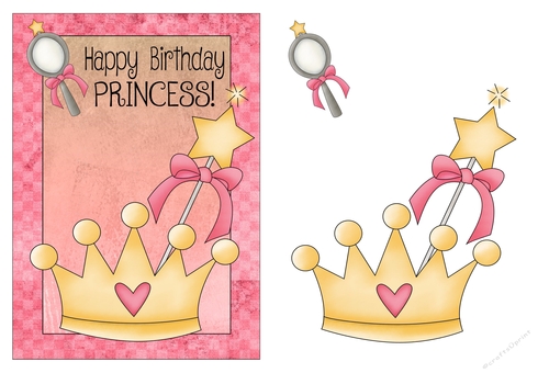 Birthday Princess Card 5