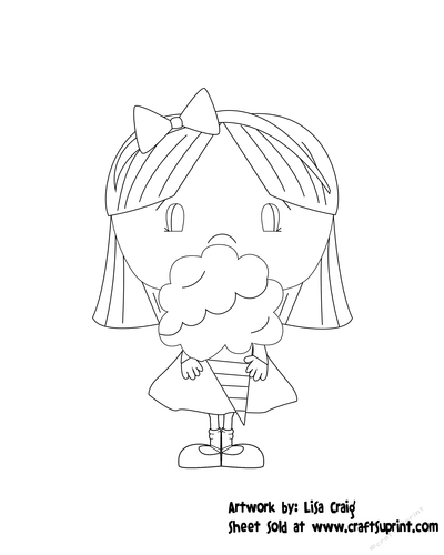 Circus Kids Digital Stamp 4