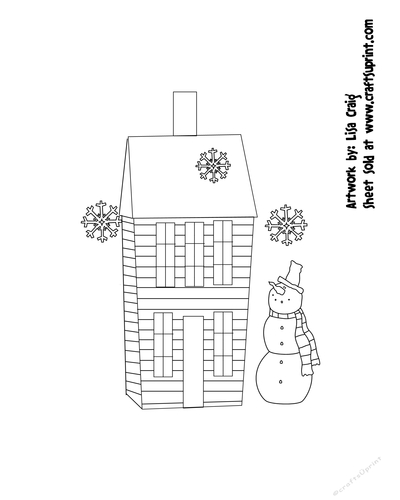 Primsy Snowmen 7 Digital Stamp 3
