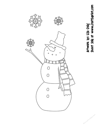 Primsy Snowmen 7 Digital Stamp 5