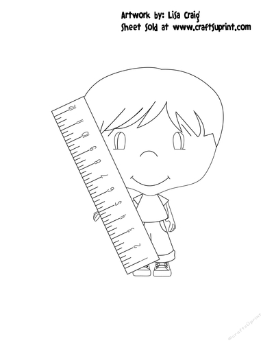 School Kids Digital Stamp 1