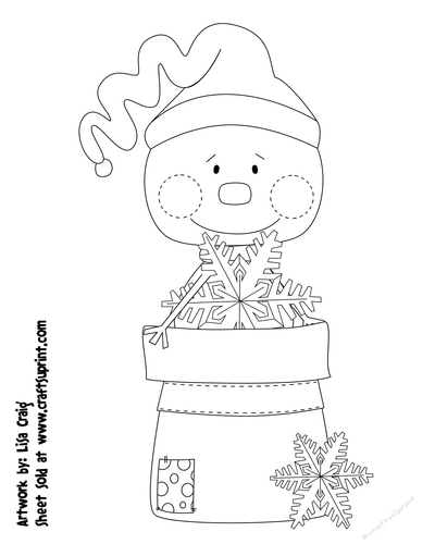 Its in the Hat Digital Stamp 1