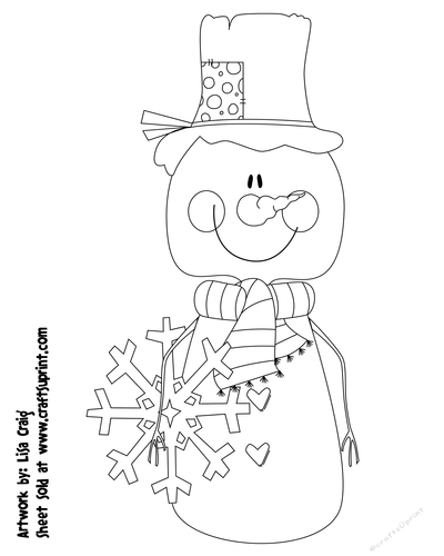 Frosty Friends Digital Stamp 3