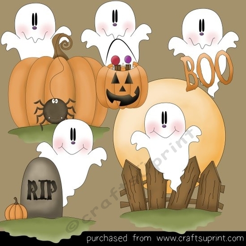 Ghosts Clipart 10