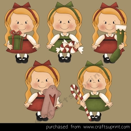 Blonde Christmas Girls 10