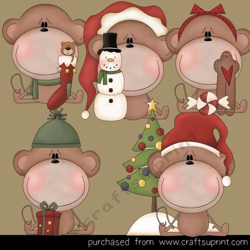 Christmas Monkeys 10
