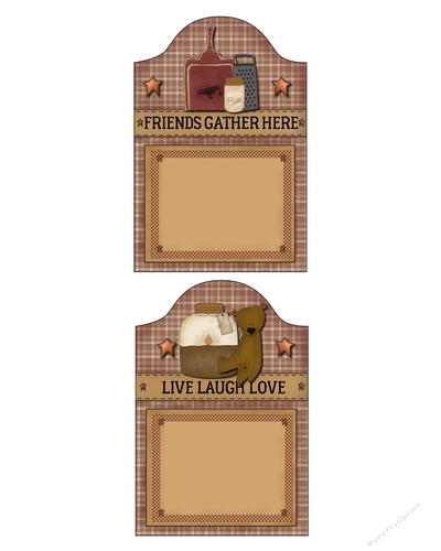Primitive Country Mini Calendars 6