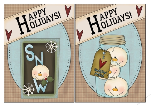 Happy Holidays Card Fronts 4