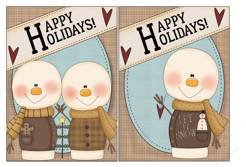 Happy Holidays Card Fronts 5