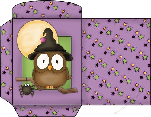 Halloween Hot Beverage/Candy Packet 4