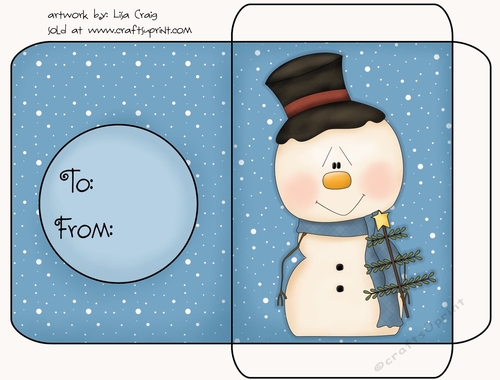 Christmas Gift Card Envelope 3