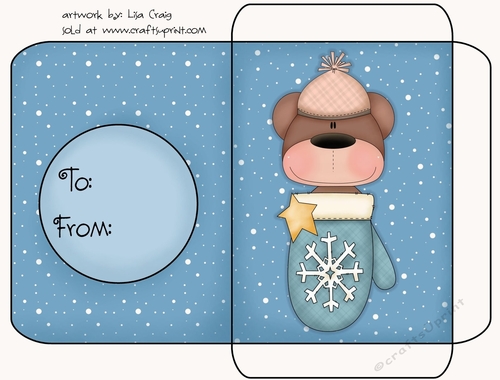 Christmas Gift Card Envelope 10