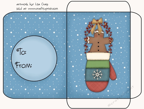 Christmas Gift Card Envelope 14
