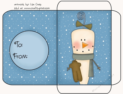 Christmas Gift Card Envelope 15