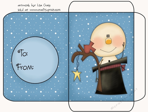 Christmas Gift Card Envelope 16
