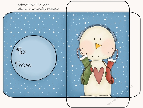 Christmas Gift Card Envelope 18