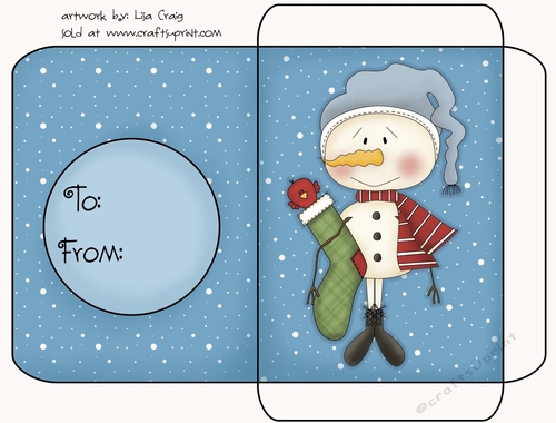 Christmas Gift Card Envelope 19