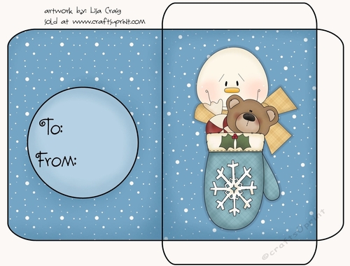 Christmas Gift Card Envelope 21