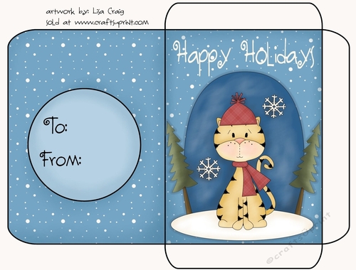 Christmas Gift Card Envelope 22