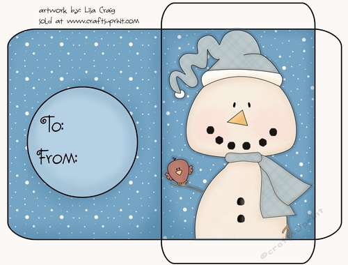 Christmas Gift Card Envelope 23