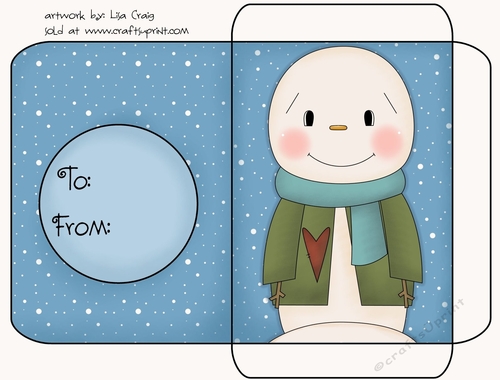 Christmas Gift Card Envelope 24