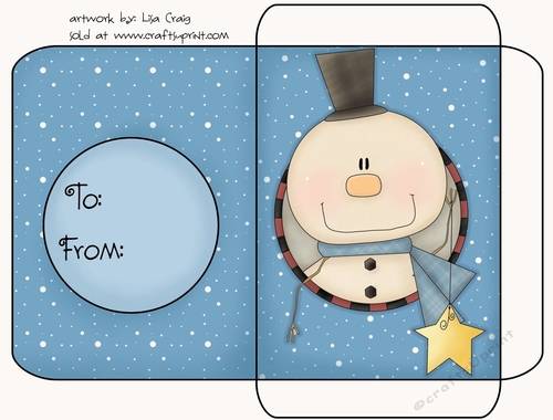 Christmas Gift Card Envelope 29