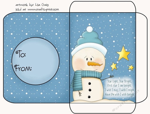 Christmas Gift Card Envelope 32