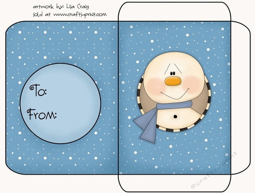 Christmas Gift Card Envelope 33
