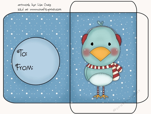 Christmas Gift Card Envelope 34