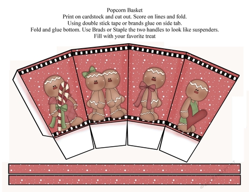 Christmas Popcorn Basket 6