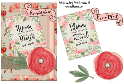 Bloom Where You Are Planted Card Front