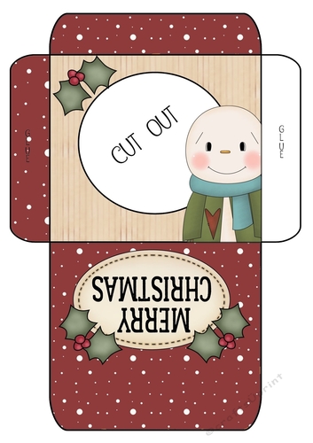 Snowman Cookie Pocket 3