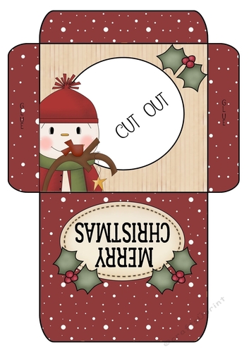 Snowman Cookie Pocket 4