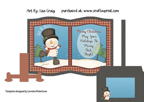 Let It Snow Book Card Mini Kit