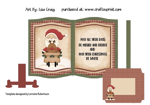 Santa Book Card Mini Kit 2