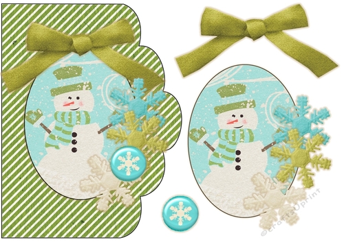 Christmas Shaped card Front 2