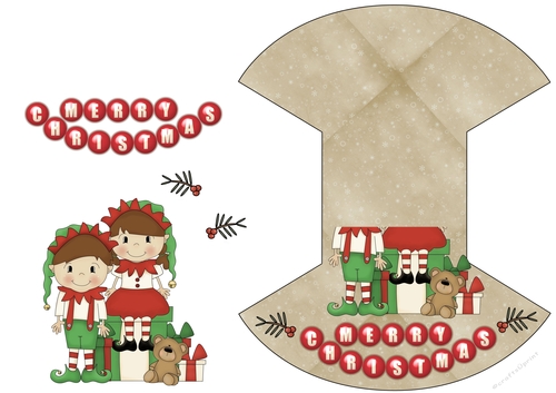 Christmas Rocker Card 1