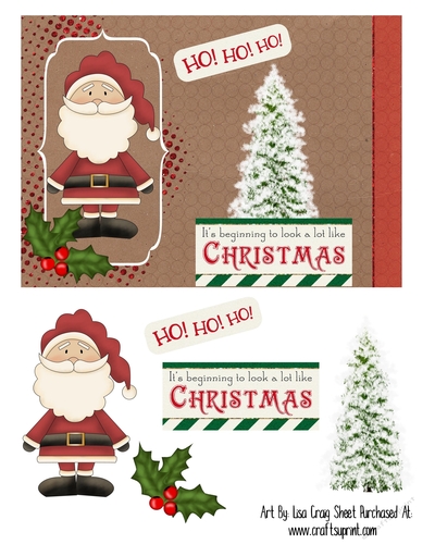 Santa Ho Ho Ho Card