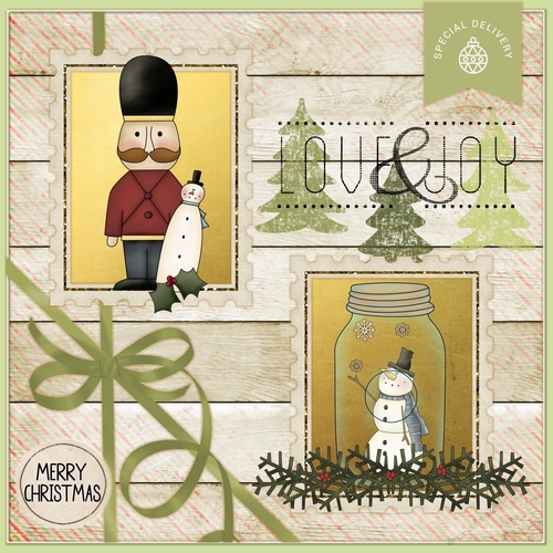 Old Friends Christmas Card Mini Kit