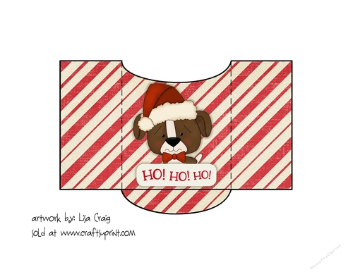 Santa Dog Cookie Pocket 2