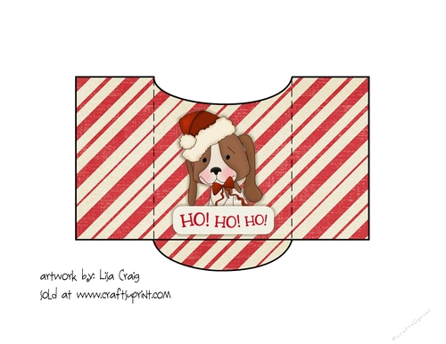 Santa Dog Cookie Pocket 3