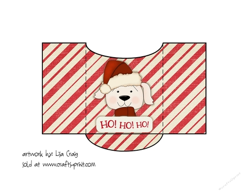 Santa Dog Cookie Pocket 5