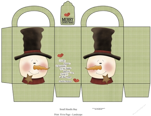Merry Christmas Small Gift Bag 2