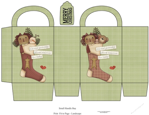 Merry Christmas Small Gift Bag 3