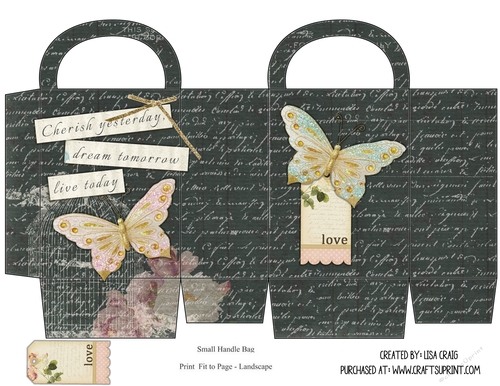 Valentines Day Small Handle Bag 9