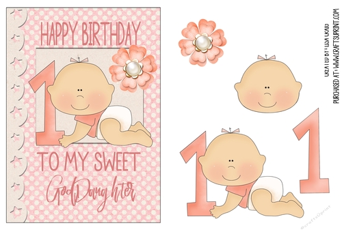 Happy First Birthday-Goddaughter