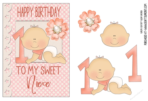 Happy First Birthday-Niece