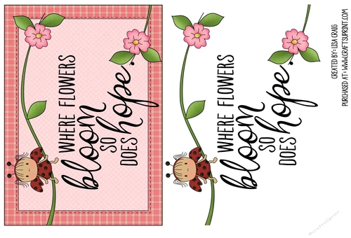 Flowers Fairy Quick Card 1